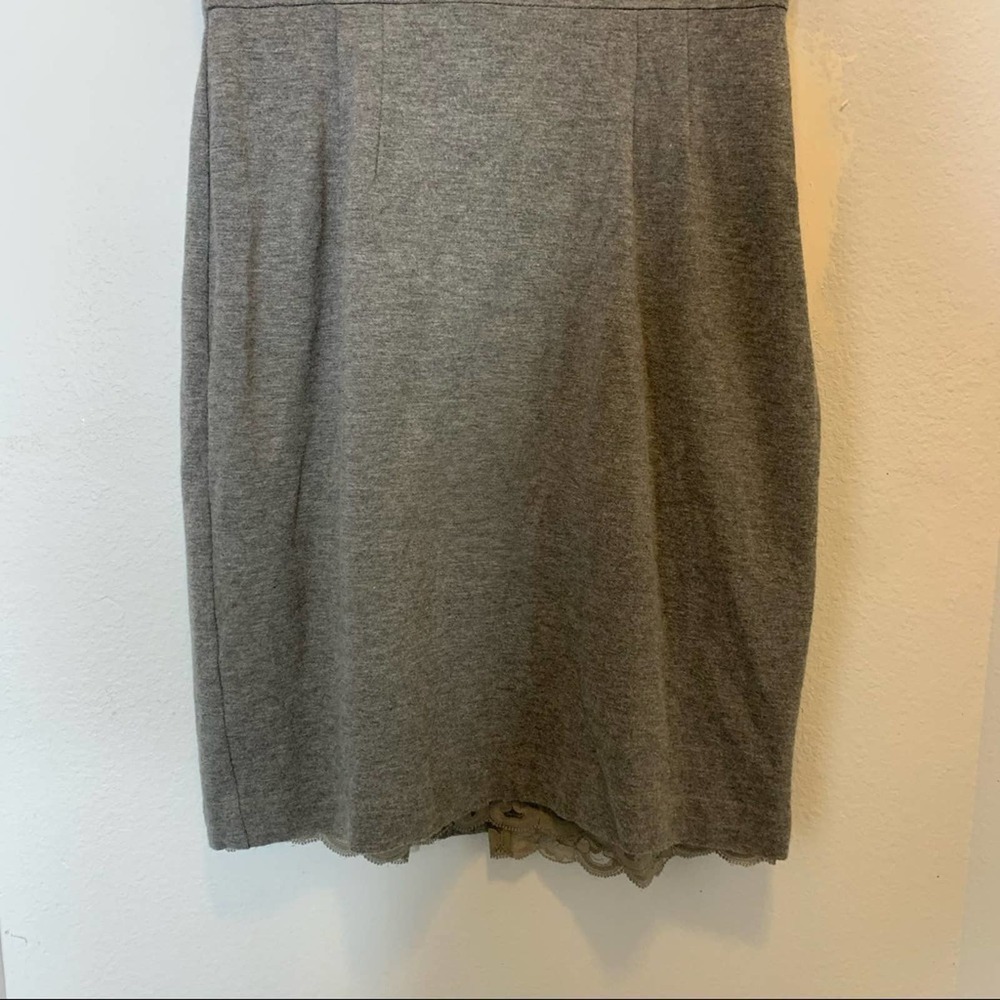 Trina Turk Gray Knit Dress EUC - Picture 5 of 10